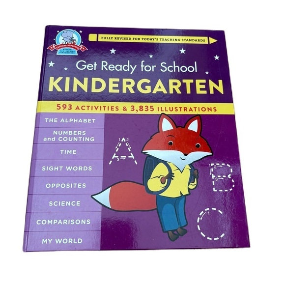 Get Ready for School: Kindergarten Revised &Updated Spiraled Pages Hardcover NEW - Picture 1 of 7